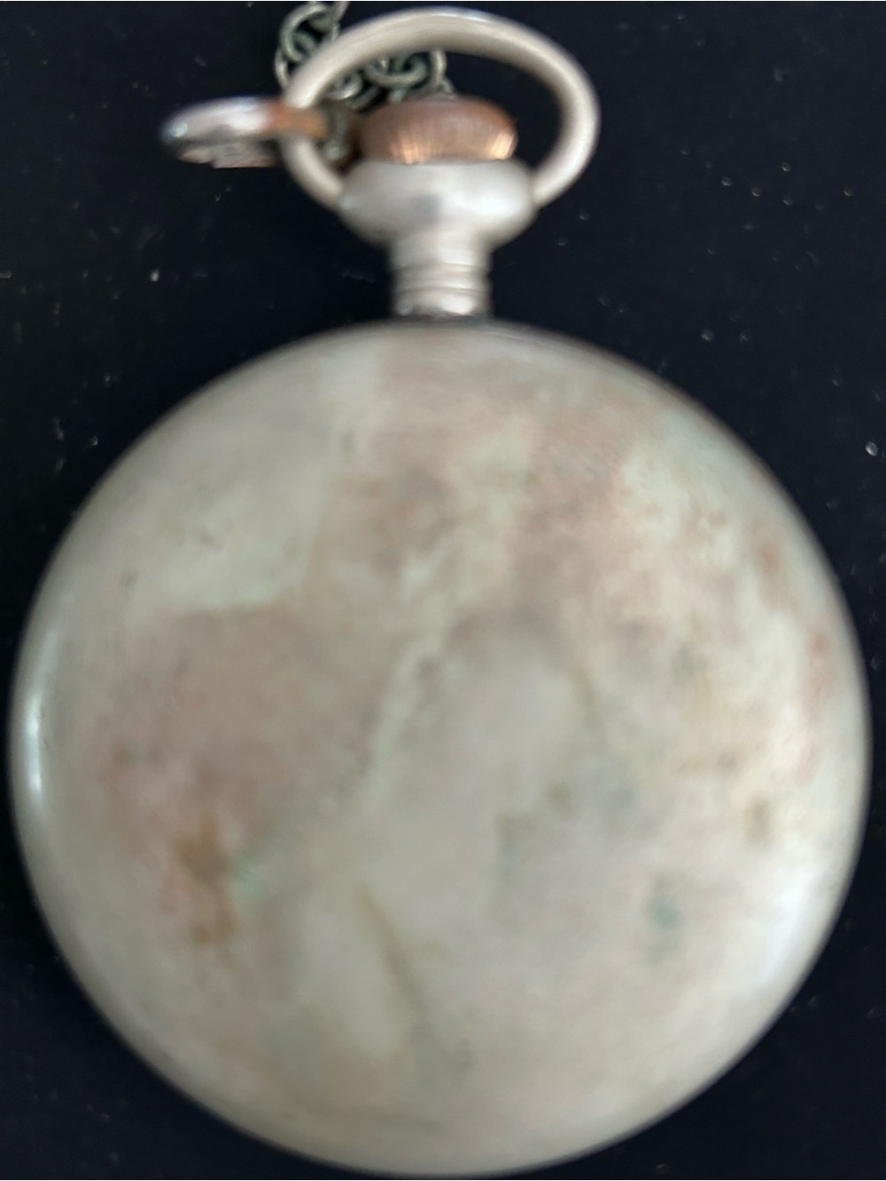 Antique New York Standard Pocket Watch &Monogramed Chain - Picture 9 of 9